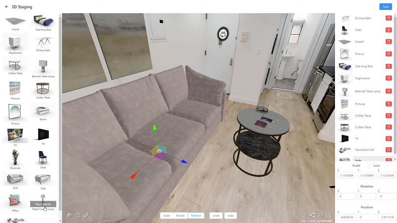 digital twin for Real estate virtual staging