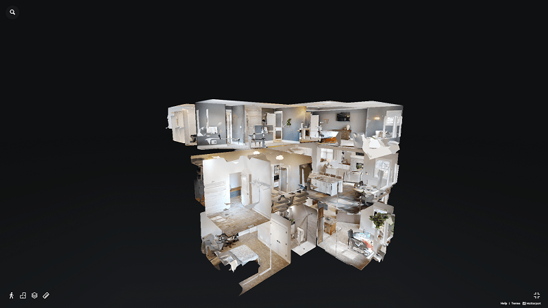 digital twin for Real estate doll house view